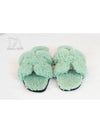 Women s Oran Wool Skin Sandals Slippers Verdot Status Size 35 - HERMES - BALAAN 5