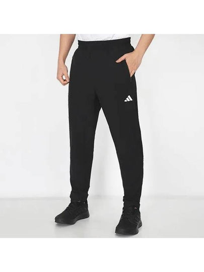 Workout Logo Regular Fit Track Pants Black - ADIDAS - BALAAN 2