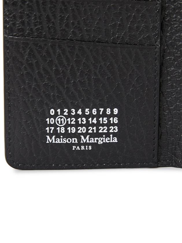 Bovine Leather Card Wallet Black - MAISON MARGIELA - BALAAN 7