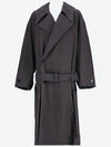 Tibetan Tumbled Cotton Trench Coat Dark Coffee - LEMAIRE - BALAAN 2