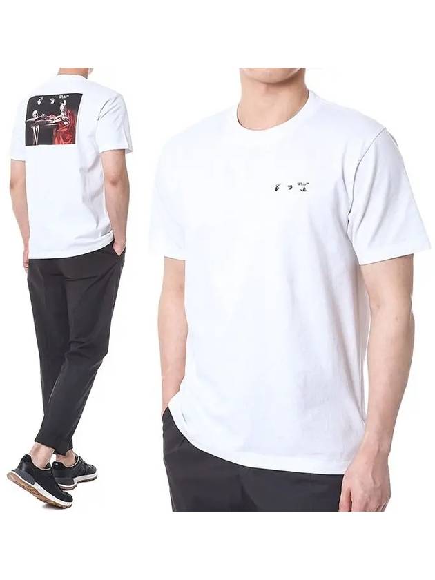 Caravaggio Paint Short Sleeve T-Shirt White - OFF WHITE - BALAAN 2