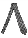 GG Logo Slim Necktie Light Grey - GUCCI - BALAAN.