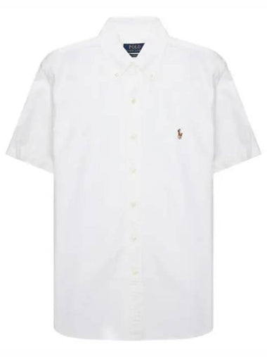 Color pony logo embroidered short sleeve shirt - POLO RALPH LAUREN - BALAAN 1