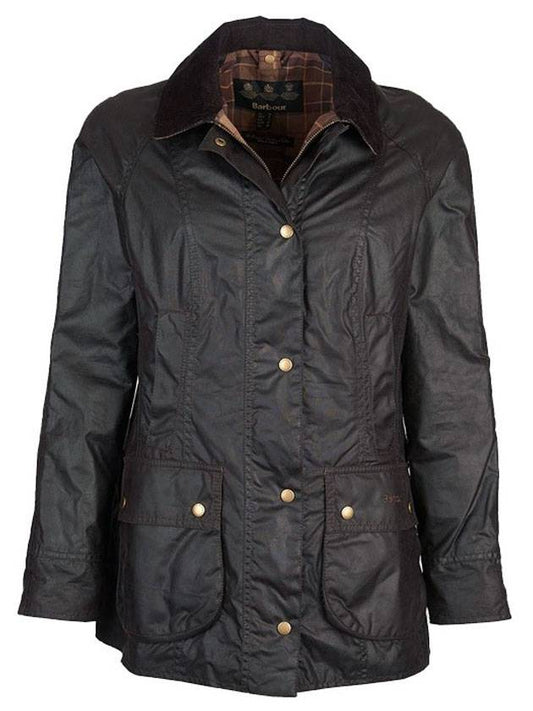 Beadnell Wax Zip-up Jacket Rustic - BARBOUR - BALAAN 1