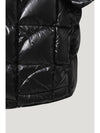 Black GLOSSY Detachable Quilted Jumper - IRO - BALAAN 5