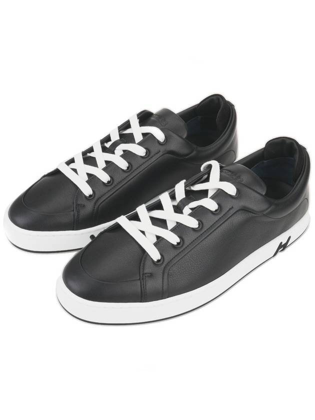 Kid Low Top Sneakers Black - HERMES - BALAAN 2