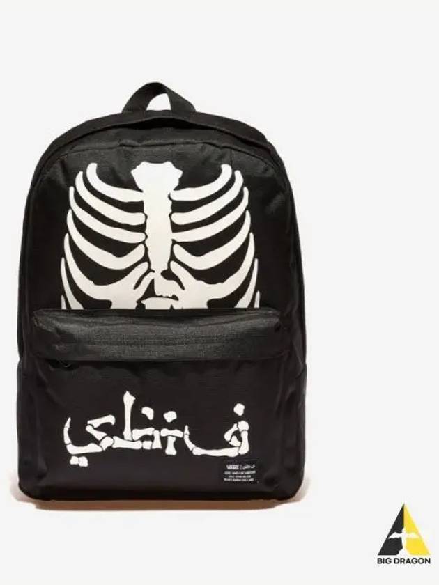 Skeleton Backpack BLACK - VANS - BALAAN 1