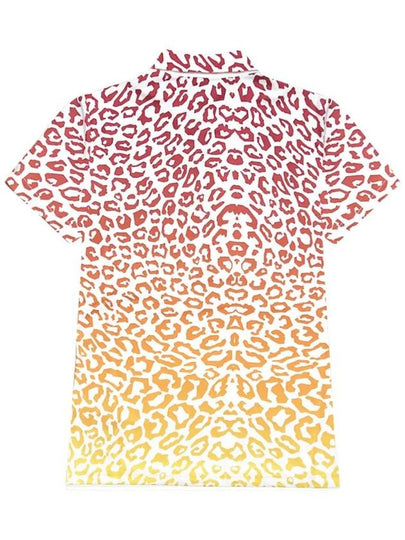 SS Golf Short Sleeve Collar Polo CARA POLO Leo Reflect Sunset - J.LINDEBERG - BALAAN 2