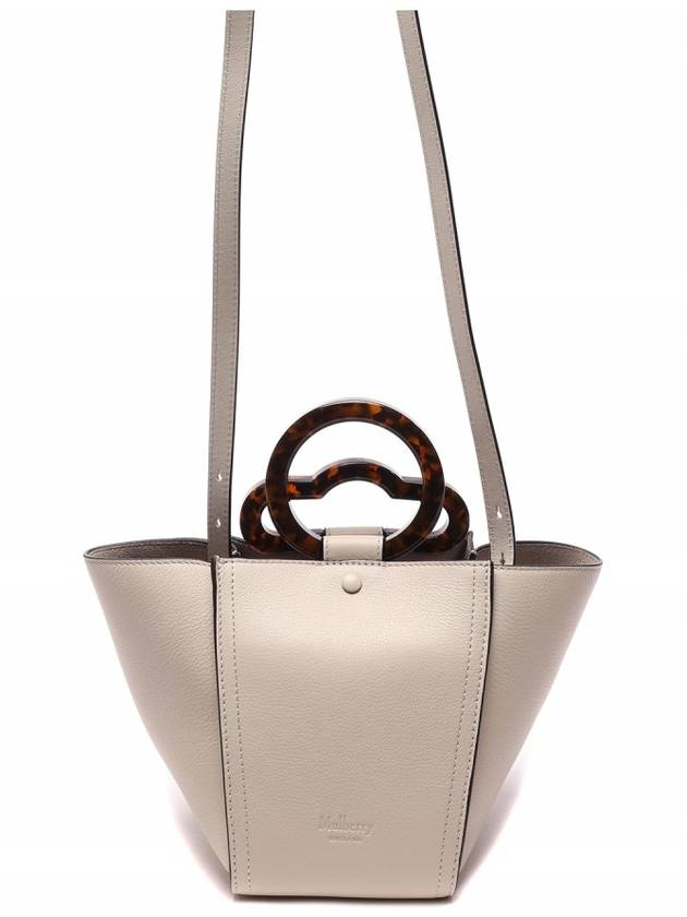 Silky Mini Riders Calf Leather Tote Bag Beige - MULBERRY - BALAAN 5