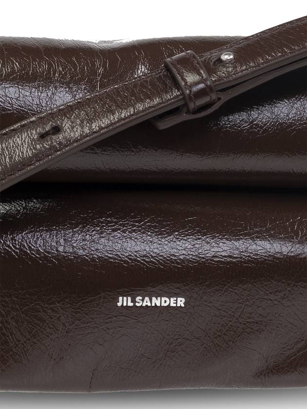 Roll up small shoulder bag chocolate plum - JIL SANDER - BALAAN 7