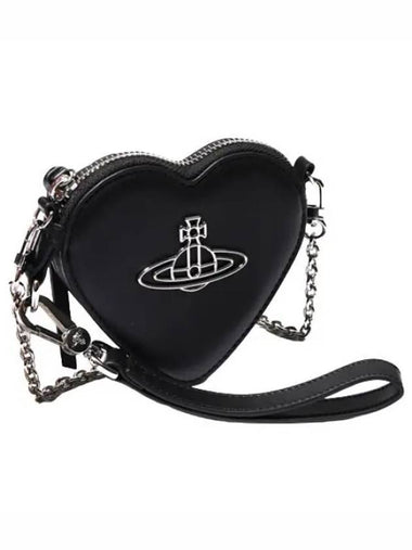 Nappa Thin Line Heart Wristlet - VIVIENNE WESTWOOD - BALAAN 1