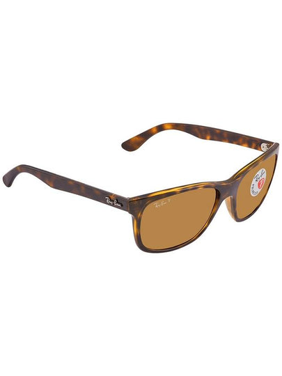 Ray Ban Polarized Brown Classic B-15 Square Unisex Sunglasses RB4181 710/83 57 - RAY-BAN - BALAAN 2