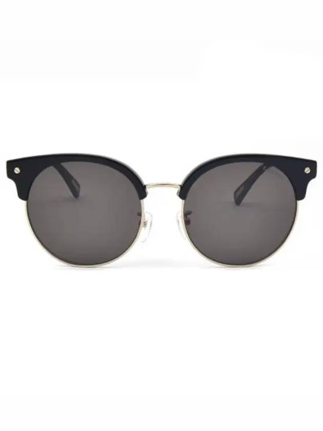 Eyewear Round Frame Sunglasses Black - LANVIN - BALAAN 1