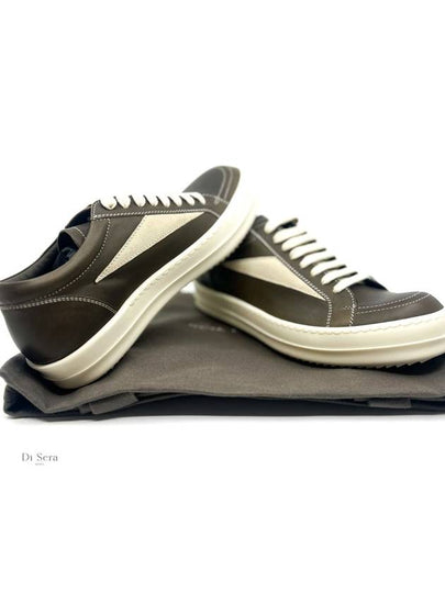 Porterville Vintage Low Top Sneakers Bean Milk - RICK OWENS - BALAAN 2