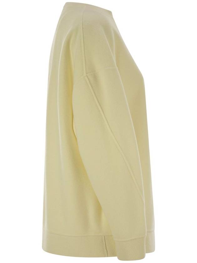 Elvira Jersey Crew Neck Knit Top Ivory - MAX MARA - BALAAN 4