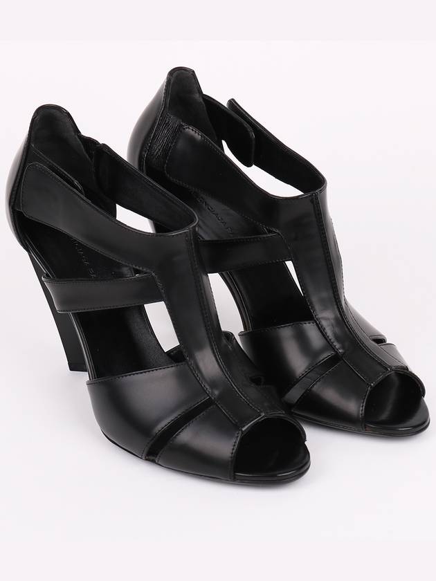 Open toe black women s high heels - BALENCIAGA - BALAAN 4