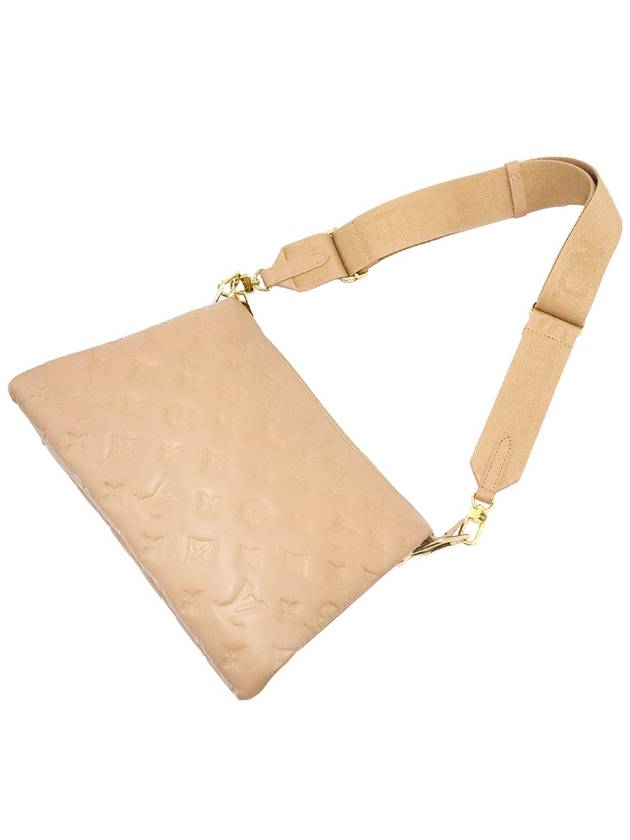 Women s Louis Vuitton M57791 Camel Beige Monogram Lambskin Kusang PM 2WAY gt bag Gangbuk used luxury goods - LOUIS VUITTON - BALAAN 8