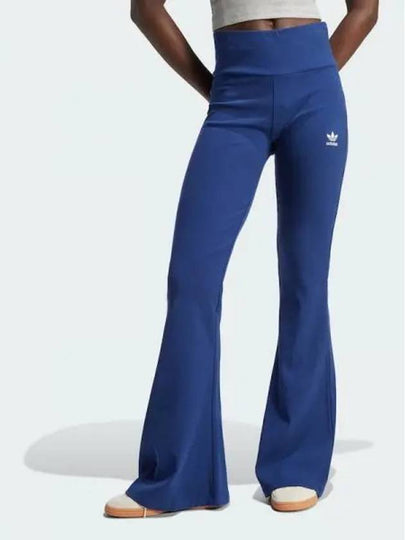 Essentials Rib Flared Leggings Dark Blue - ADIDAS - BALAAN 2