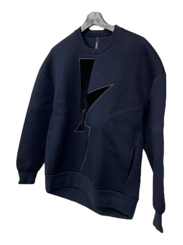 Lightning Sweatshirt Navy - NEIL BARRETT - BALAAN 3