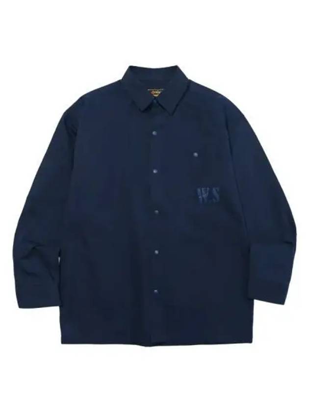 Military utility cotton double pocket shirt navy - OGARP - BALAAN 1