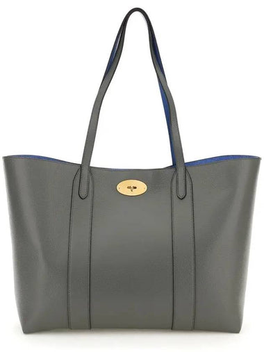 Small Classic Grain Bayswater Tote Bag Grey - MULBERRY - BALAAN 1