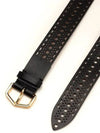 Neo Vienne Leather Belt Black - ALAIA - BALAAN 4