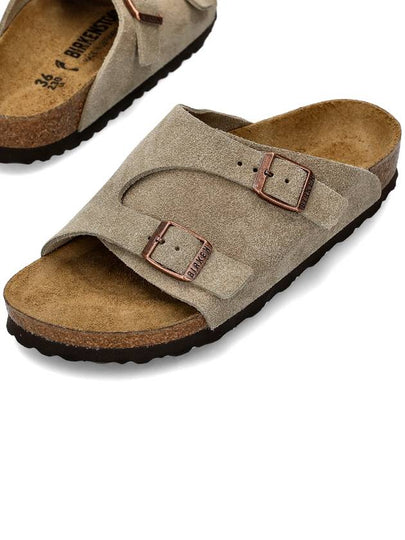 Z?rich Suede Sandals Taupe - BIRKENSTOCK - BALAAN 2