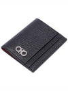 Gancini Card Wallet Black - SALVATORE FERRAGAMO - BALAAN 6