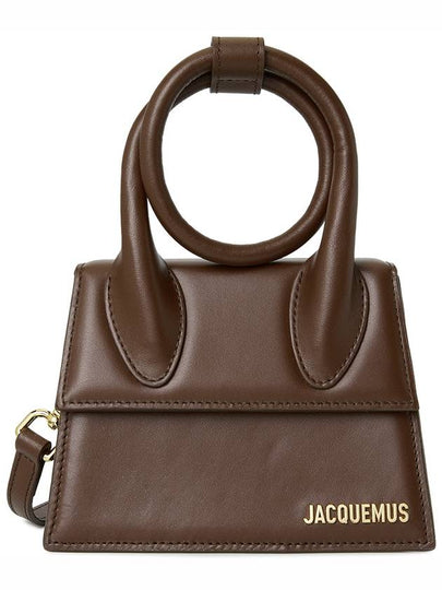 Le Chiquito Noeud Coiled Tote Bag Brown - JACQUEMUS - BALAAN 2