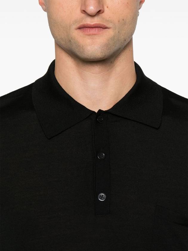 Saint Laurent  T-shirts and Polos Black - SAINT LAURENT - BALAAN 5