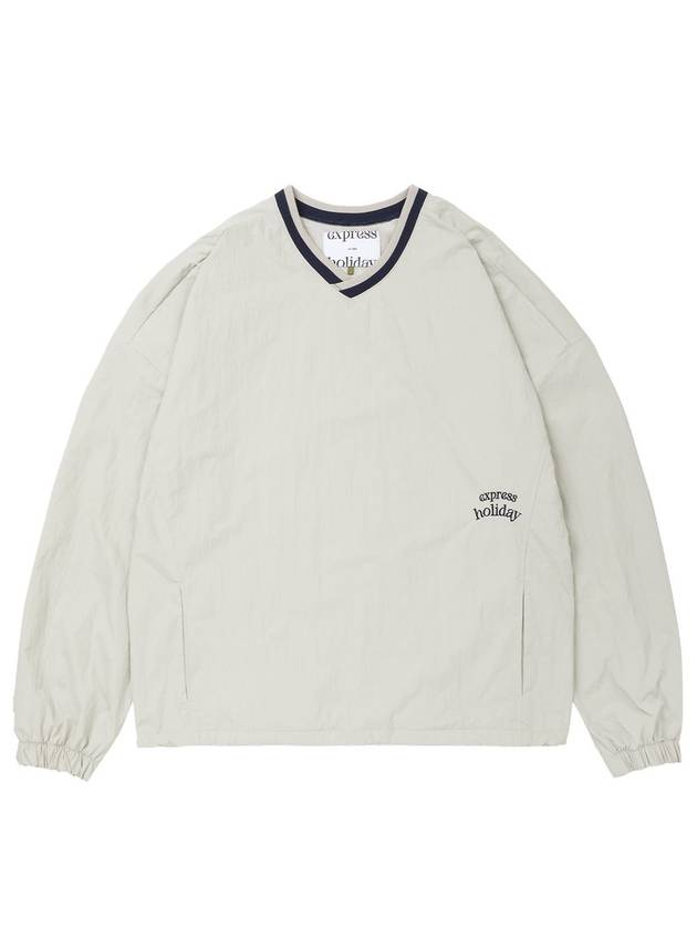 Dynamic Nylon Pullover Sweatshirt Beige - EXPRESSHOLIDAY - BALAAN 2