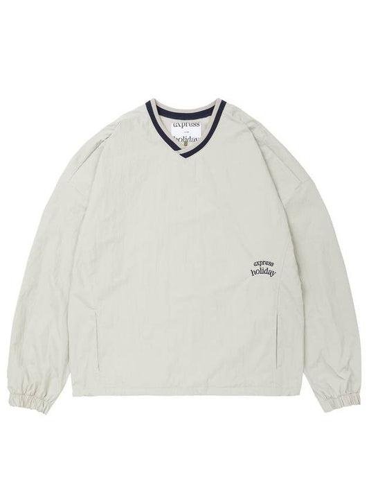 Dynamic Nylon Pullover Sweatshirt Beige - EXPRESSHOLIDAY - BALAAN 2