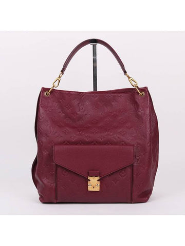 Burgundy Empreinte Metis Top Handle Bag M40813 - LOUIS VUITTON - BALAAN 1