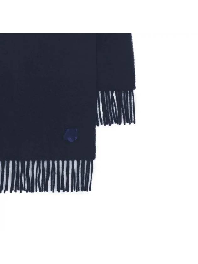 Wool Fox Head Muffler Navy - MAISON KITSUNE - BALAAN 5