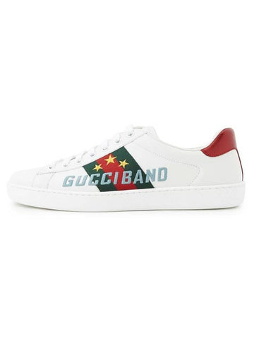 Band Star Ace Low Top Sneakers White - GUCCI - BALAAN 1