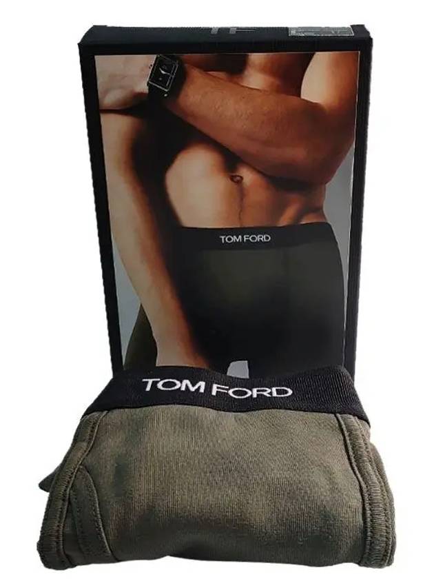 Men's Classic Fit Boxer Briefs Army Green - TOM FORD - BALAAN 4