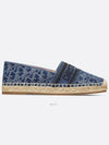 Stonewashed-Effect Cotton Espadrille Shoes Blue - DIOR - BALAAN 3