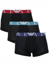 Stretch Cotton Logo Boxer Briefs 3-Pack - EMPORIO ARMANI - 2