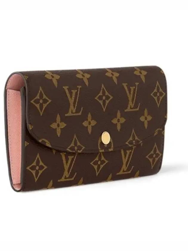 Emilie Monogram Long Wallet Rose Ballerine - LOUIS VUITTON - BALAAN 3