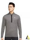 Men's Golf Dri-Fit Victory Heather Half Zip Top Grey - NIKE - BALAAN 2