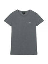 Women's Small Logo Short Sleeve T-Shirt Grey - A.P.C. - BALAAN 2