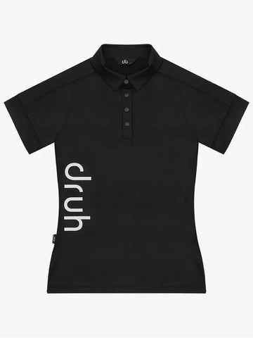 Drew Big Logo Short Sleeve T-Shirt DF42ST11BLACK - DRUH GOLF - BALAAN 1