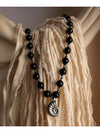 Necklace Black Onyx Ammonite Women - RUBATI - BALAAN 4