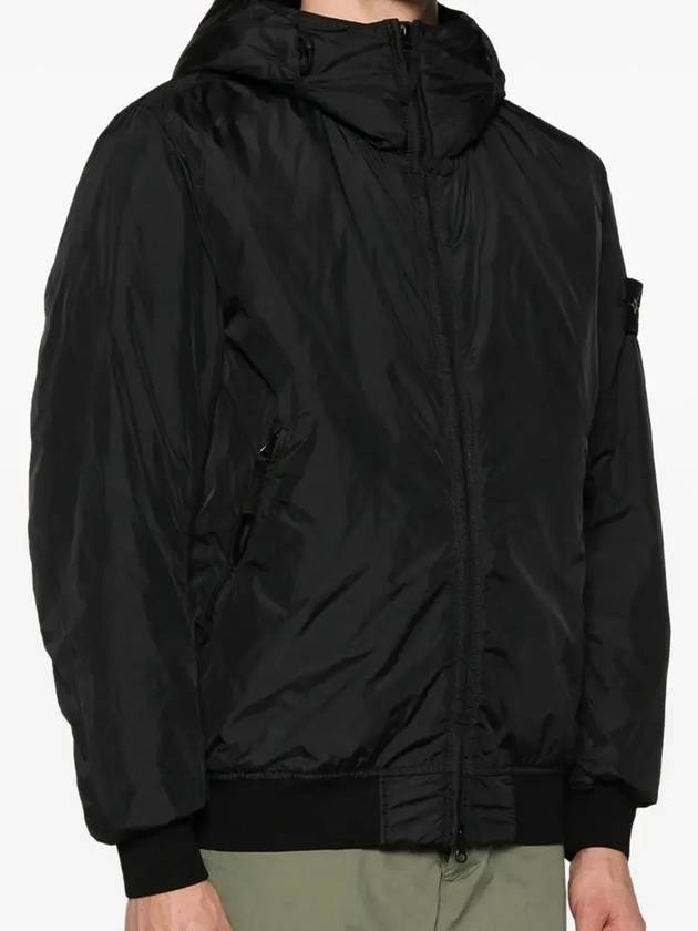 Crinkle Reps R NY Padding Black - STONE ISLAND - BALAAN 4