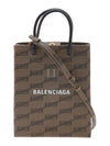 BB Monogram Mini Tote Bag Brown - BALENCIAGA - BALAAN 2