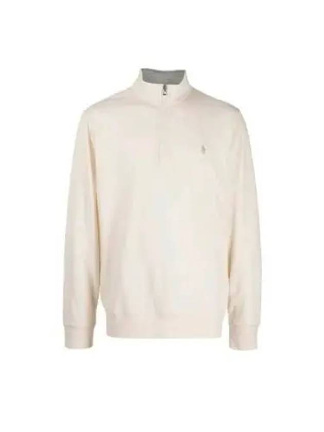 Pony Logo Half Zip-up Sweatshirt Cream - POLO RALPH LAUREN - BALAAN 2