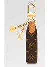 Logo Pattern Cherished Tab Key Holder Brown - LOUIS VUITTON - BALAAN 3