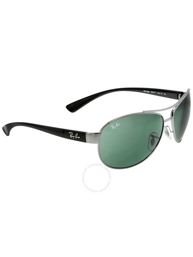 Ray Ban Green Aviator Men's Sunglasses RB3386 004/71 63 - RAY-BAN - BALAAN 2