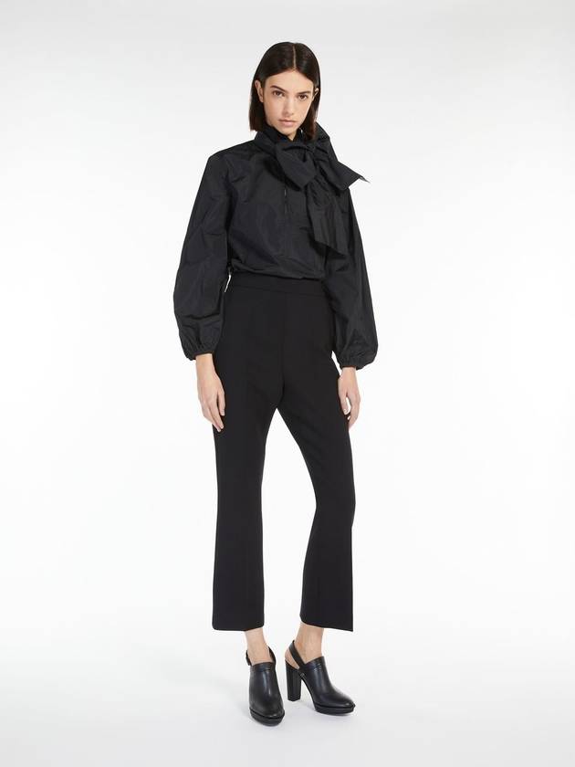 Nepeta Virgin Wool Straight Pants Black - MAX MARA - BALAAN 2