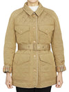 Women's Kemble Diamond Quilted Jacket Beige - BURBERRY - BALAAN 2